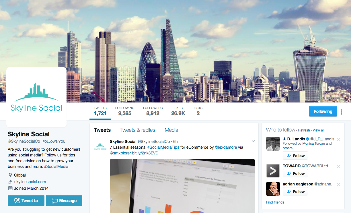 Optimise Twitter