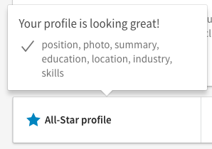 LinkedIn All-Star Profile