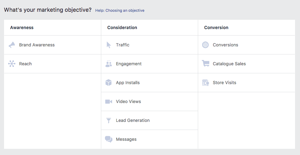 What Is Your Facebook Marketing Objective