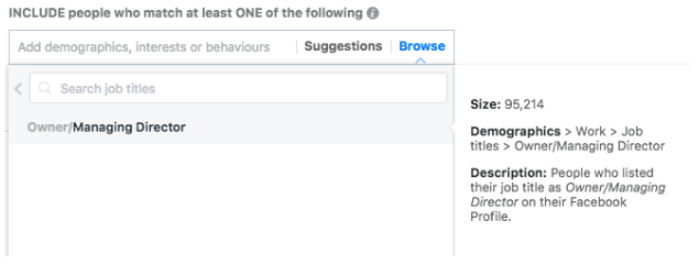 Target Job Titles On Facebook Ads