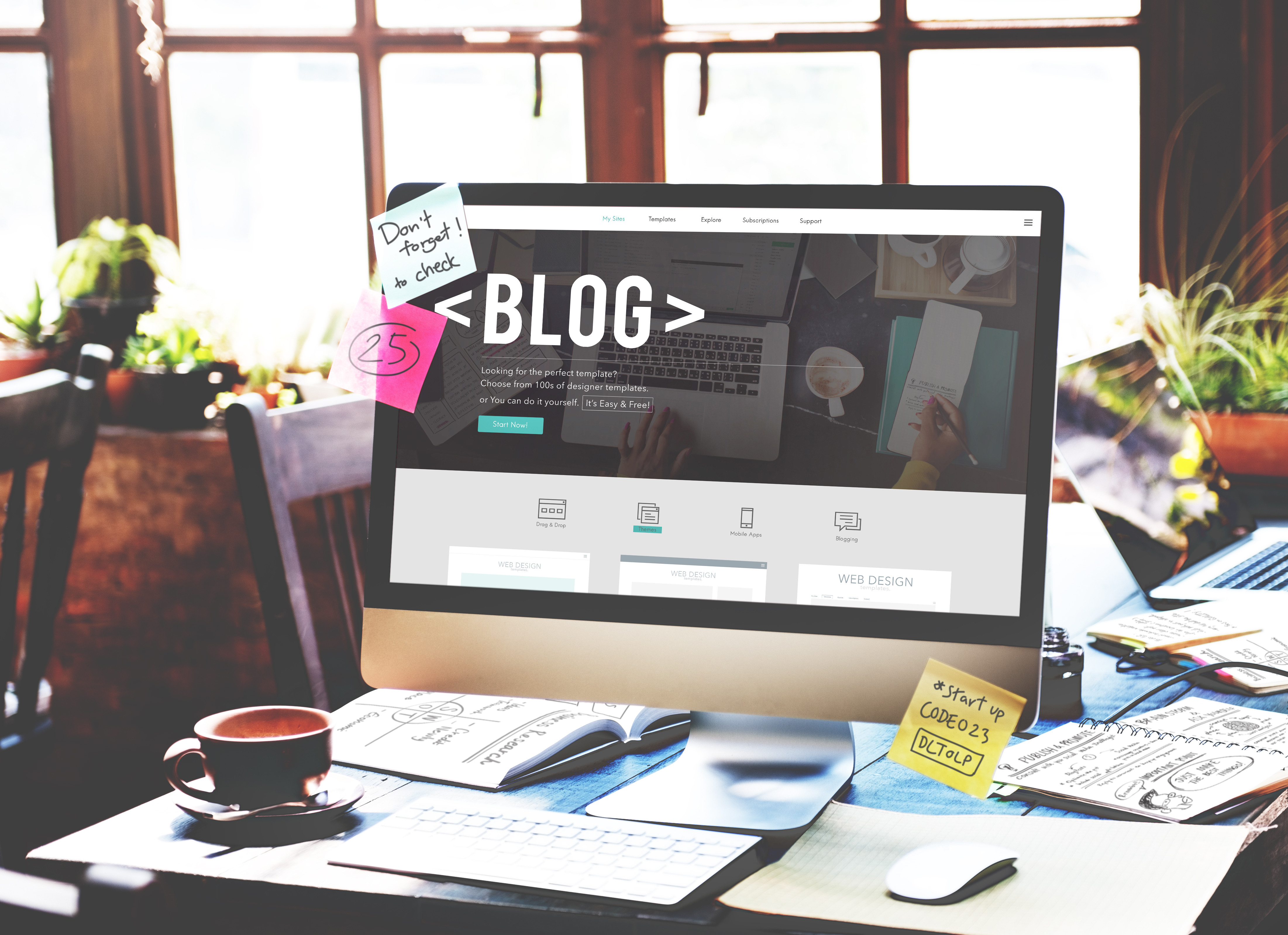 Add content to blog