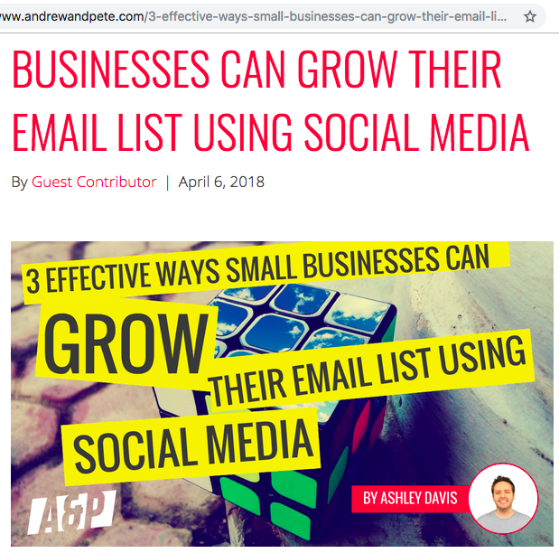 Guest Blog Example