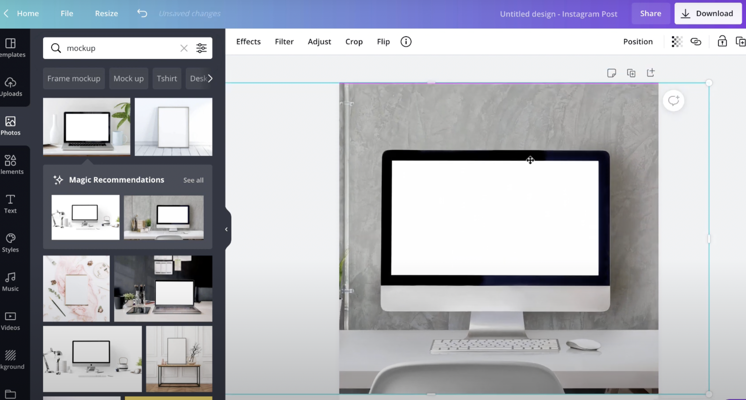 Canva Mockup Generator