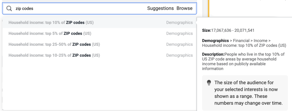 High net worth Facebook ads