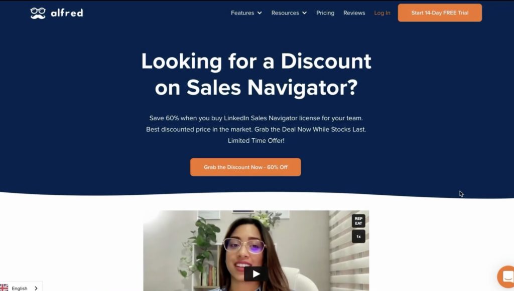 LinkedIn Meet Alfred discount