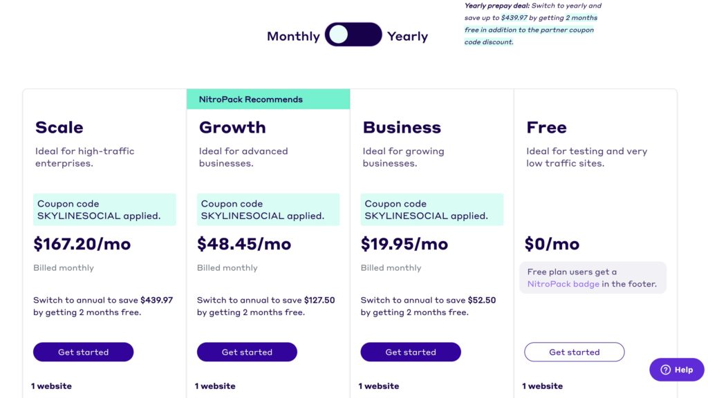 Nitropack pricing