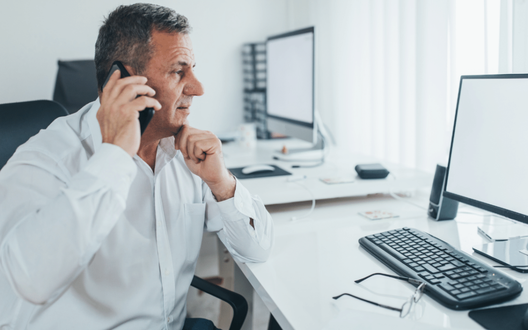 Financial advisor sales call