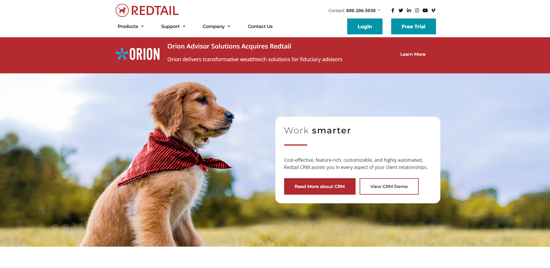 Redtail homepage