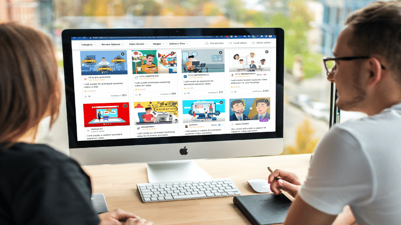 Animated videos examples on Fiverr