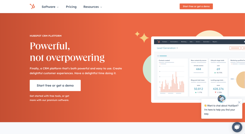 Hubspot lead generation tool