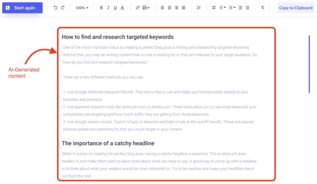 Tube2Blog article example