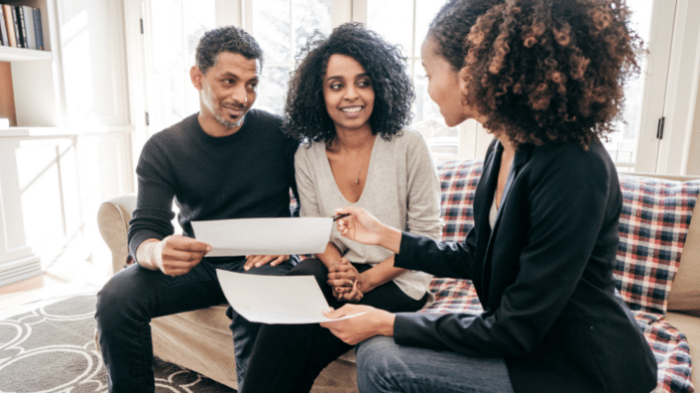 Meeting with a mortgage lender