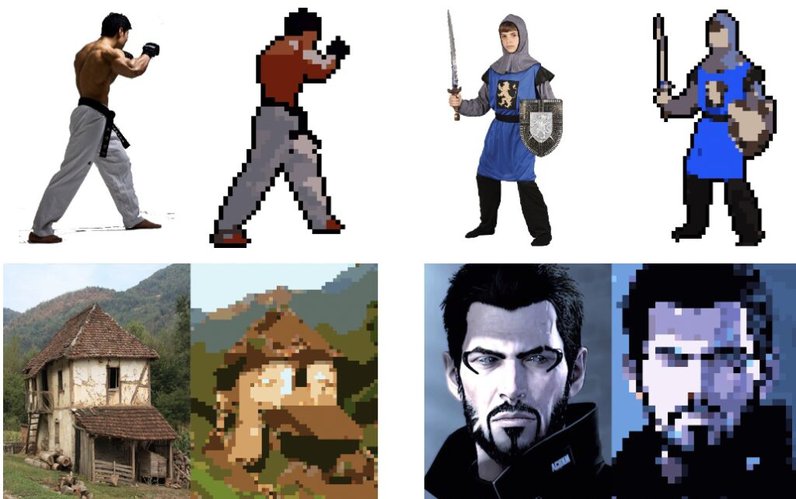 Pixelator examples