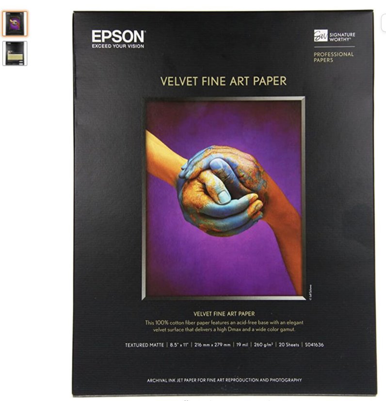 Fine art watercolor paper