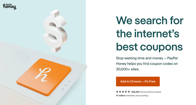 PayPal honey coupon codes