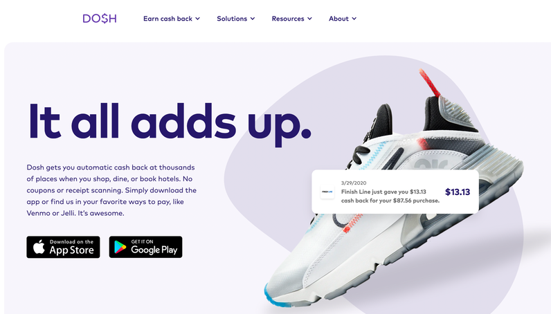 Dosh automatic cash back