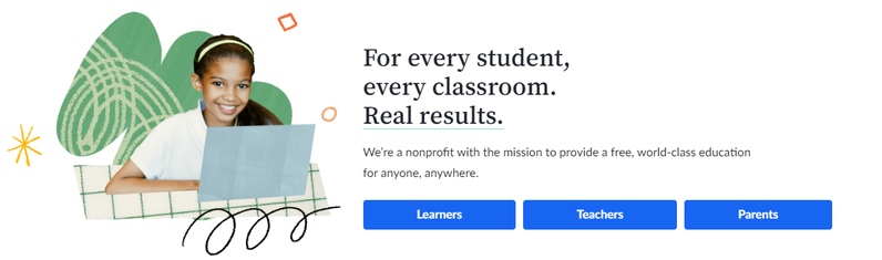 Khan academy website