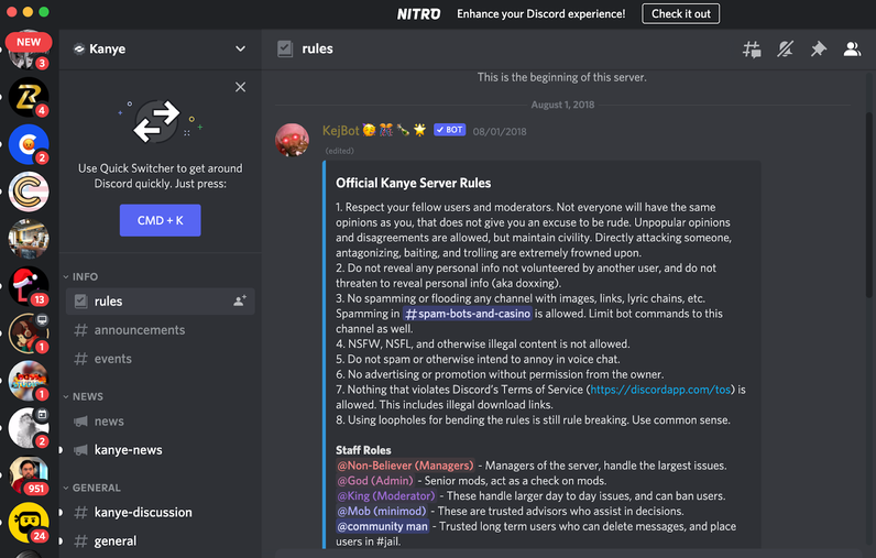 Discord example