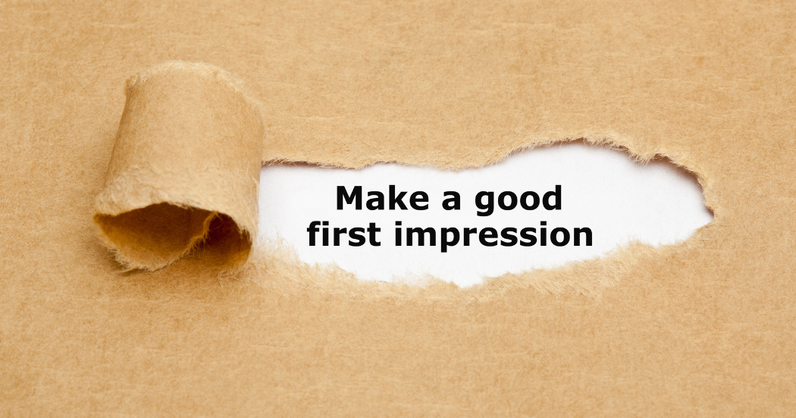 Make a good first impresssion