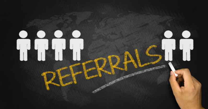 Referral leads double