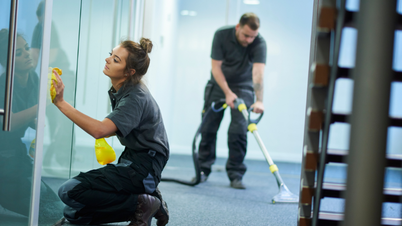 Carpet and window office cleaning