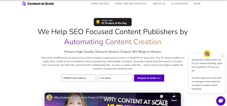 Content at Scale AI SEO tool