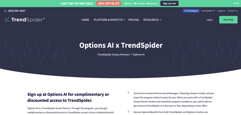 TrendsSpider Website 