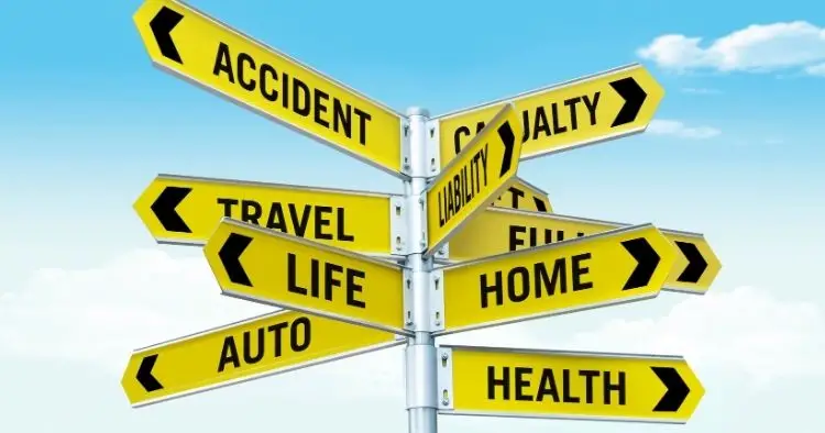 A life insurance agent explaining the benefits of term life insurance to a family
