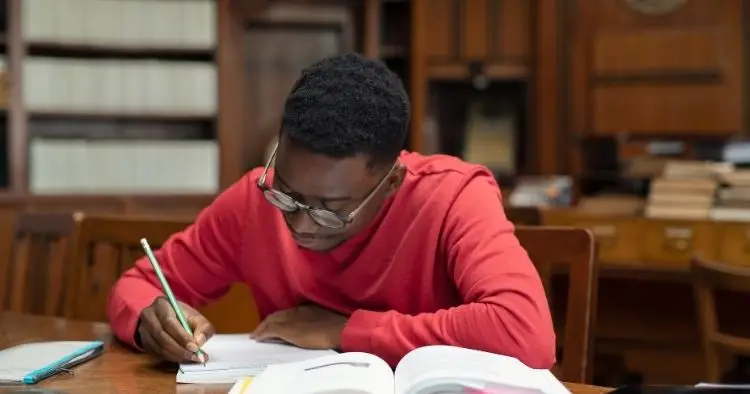 A life insurance agent studying for a licensing exam