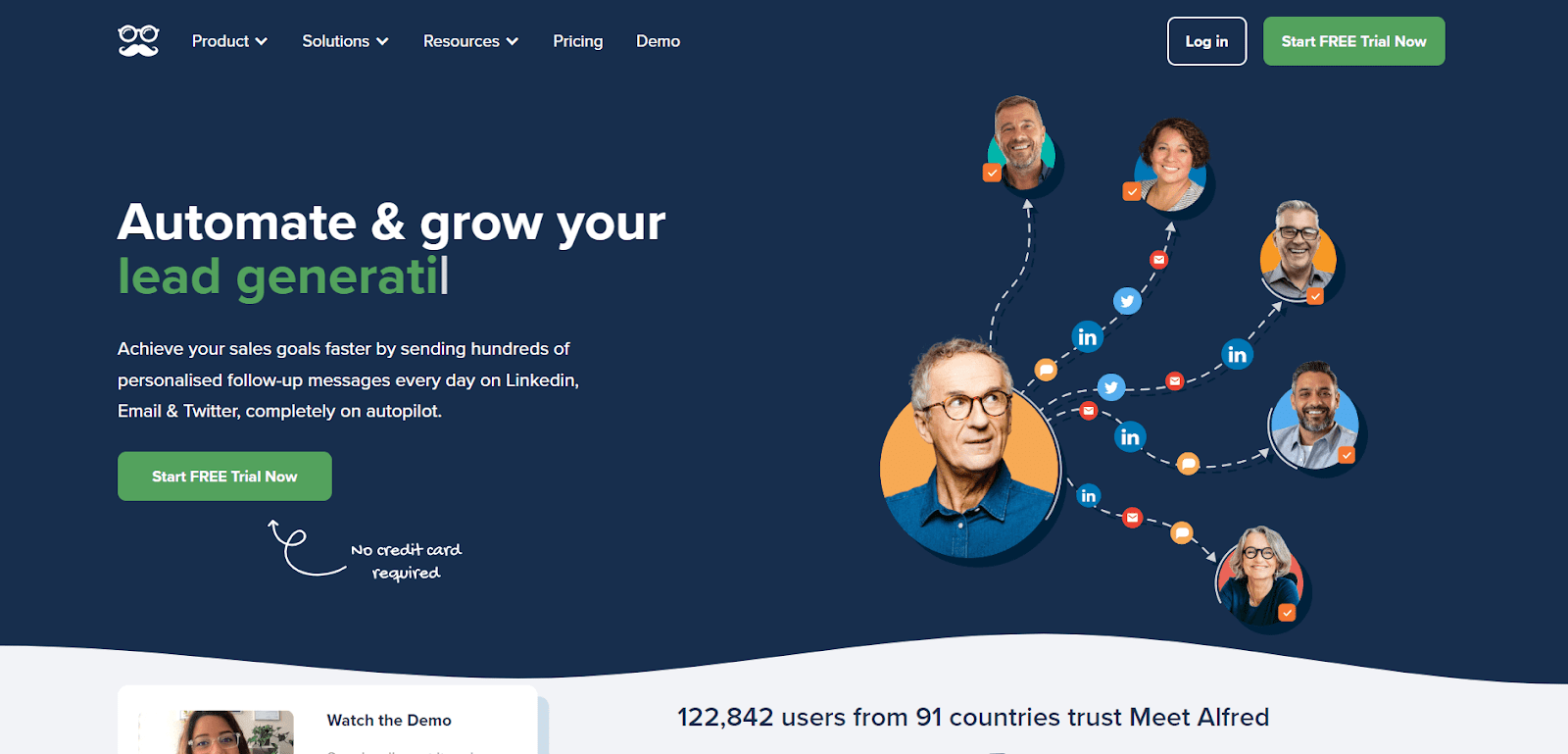 Meet Alfred Homepage